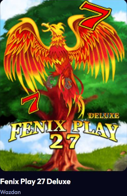 Spelautomaten Fenix Play 27 Deluxe hos Smash Casino